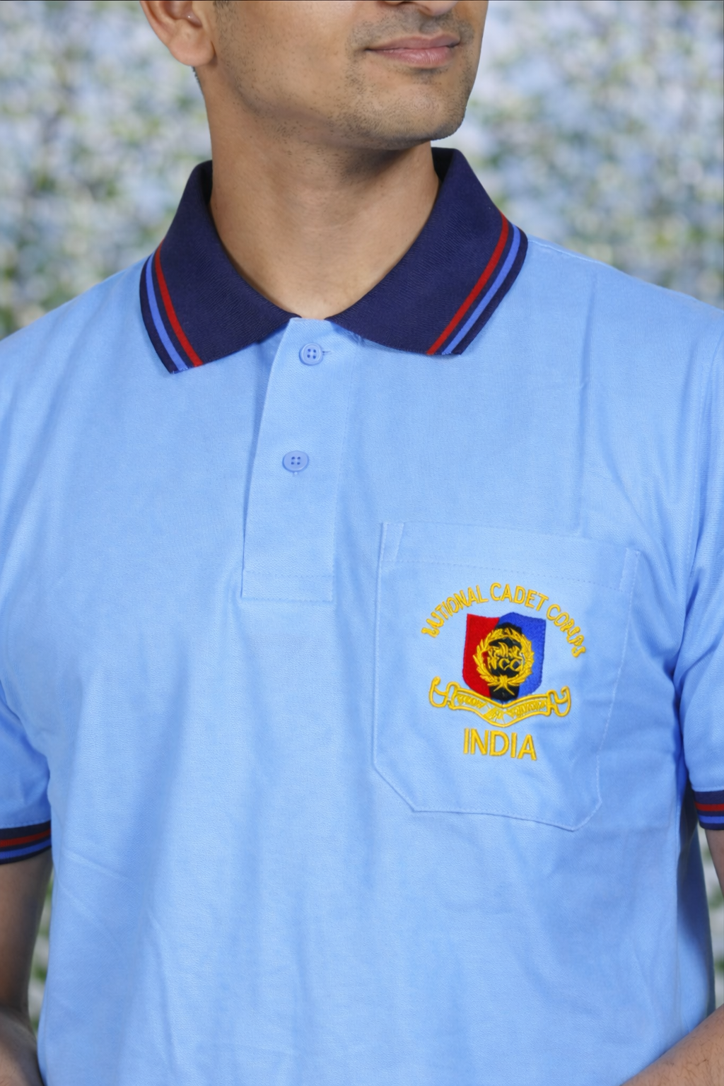 NCC Blue T-shirt (Embroidery)