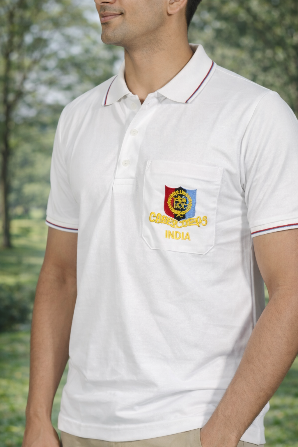 NCC White T-shirt (Embroidery)