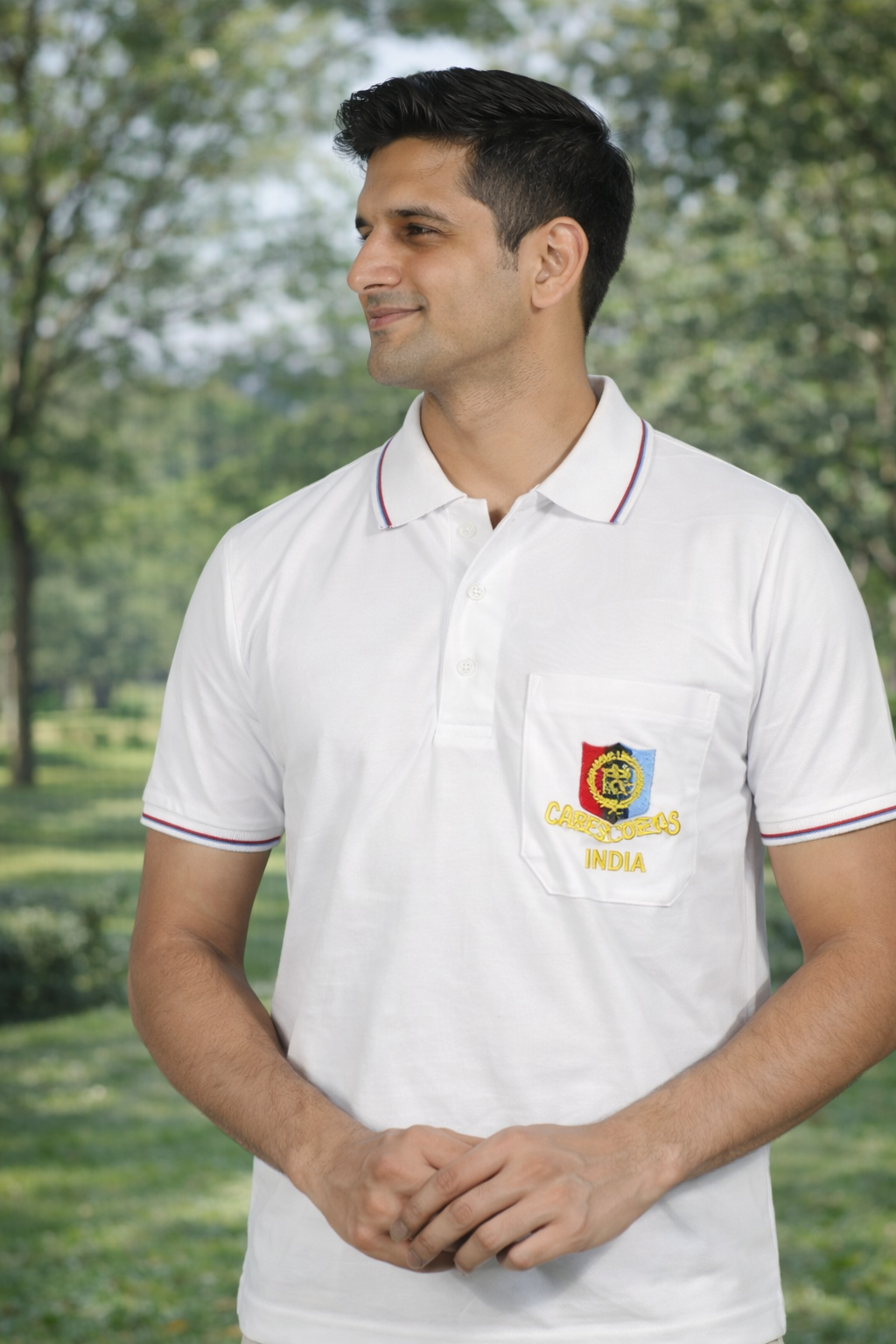 NCC White T-shirt (Embroidery)