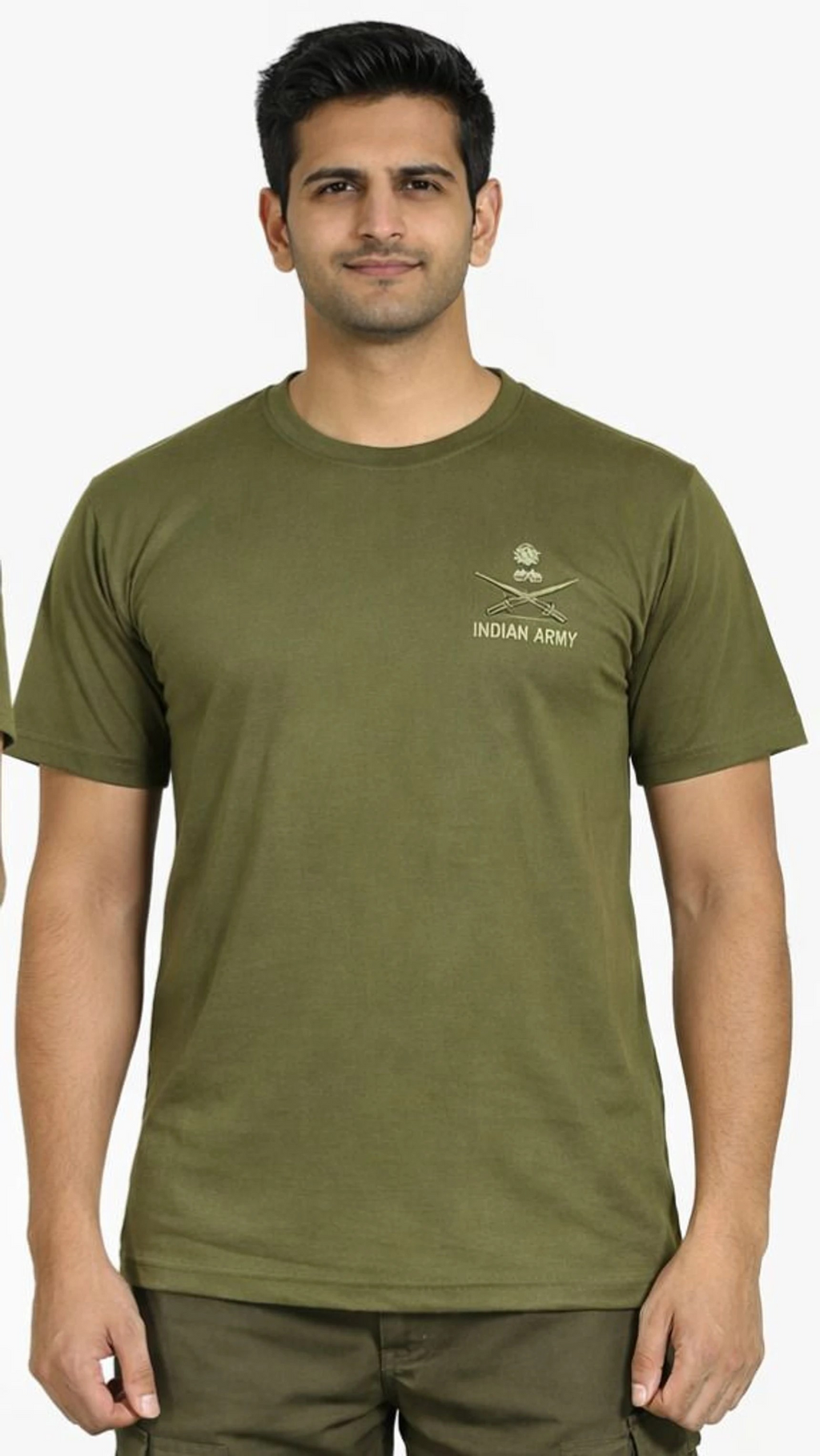 Indian Army New Pattern T-Shirt (with IA 3D logo)