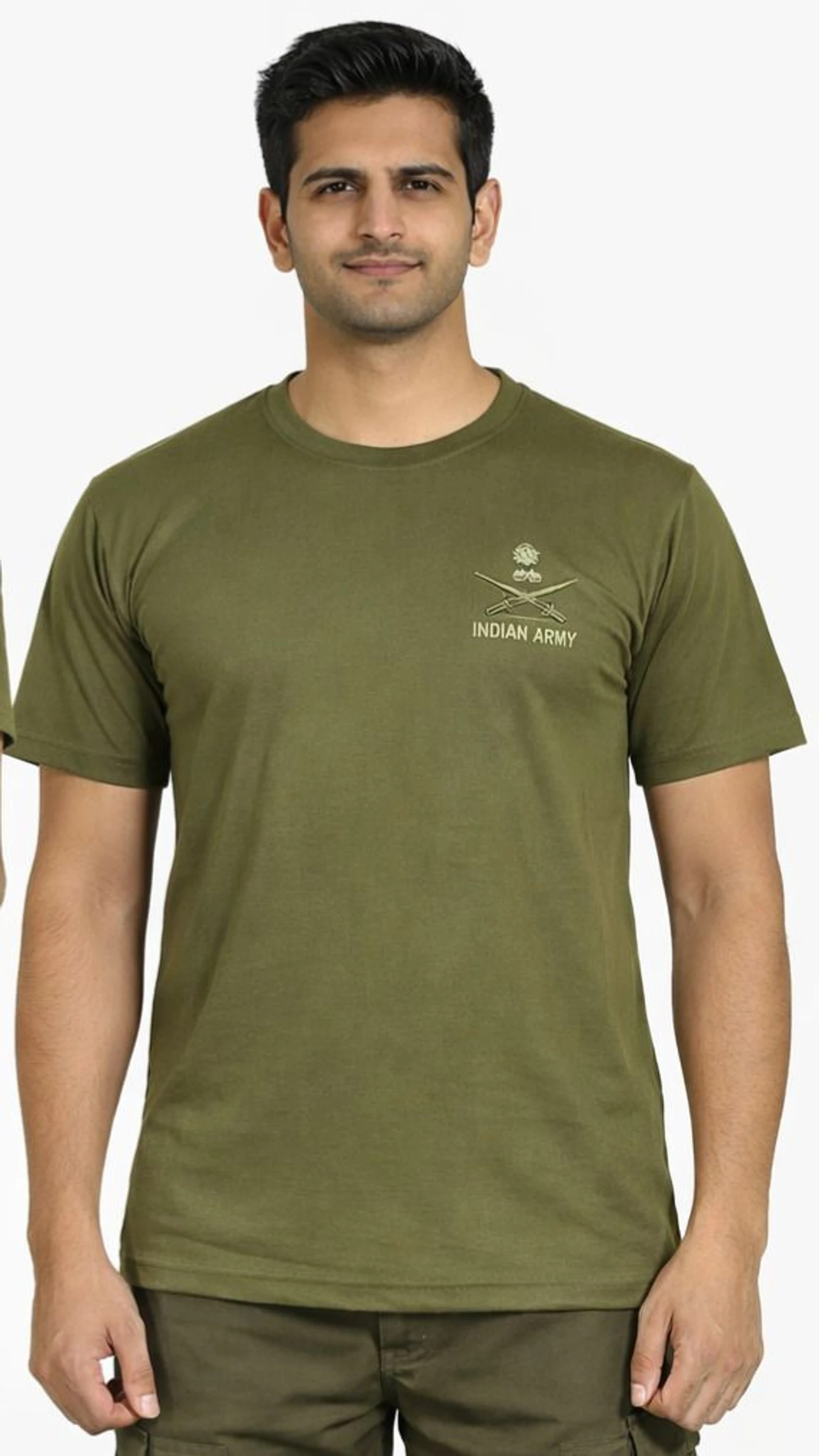 Indian Army New Pattern T-Shirt (with IA 3D logo)